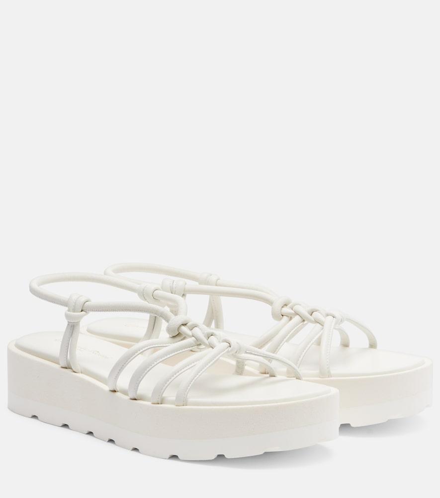 gianvito rossi hebe platform leather sandals