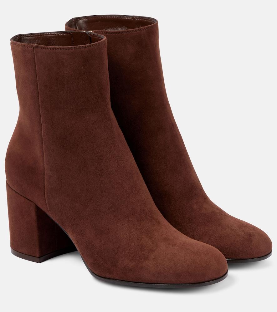 gianvito rossi joelle 70 suede ankle boots