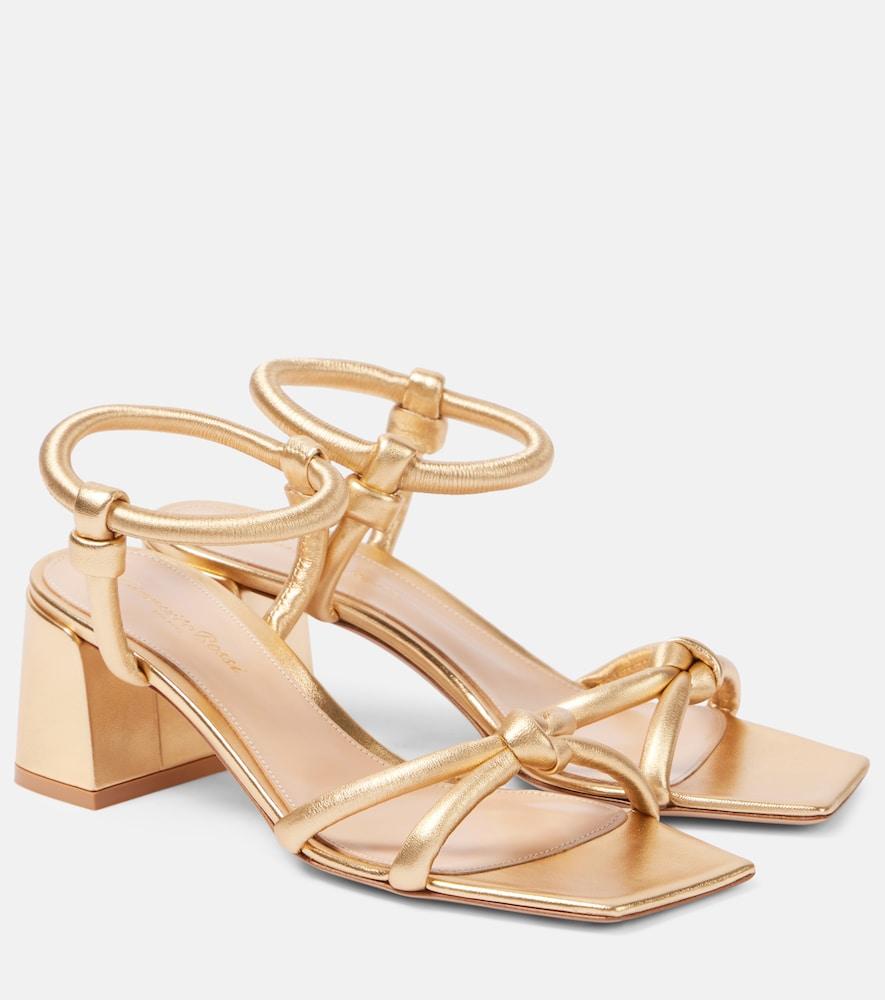gianvito rossi juno 55 leather sandals