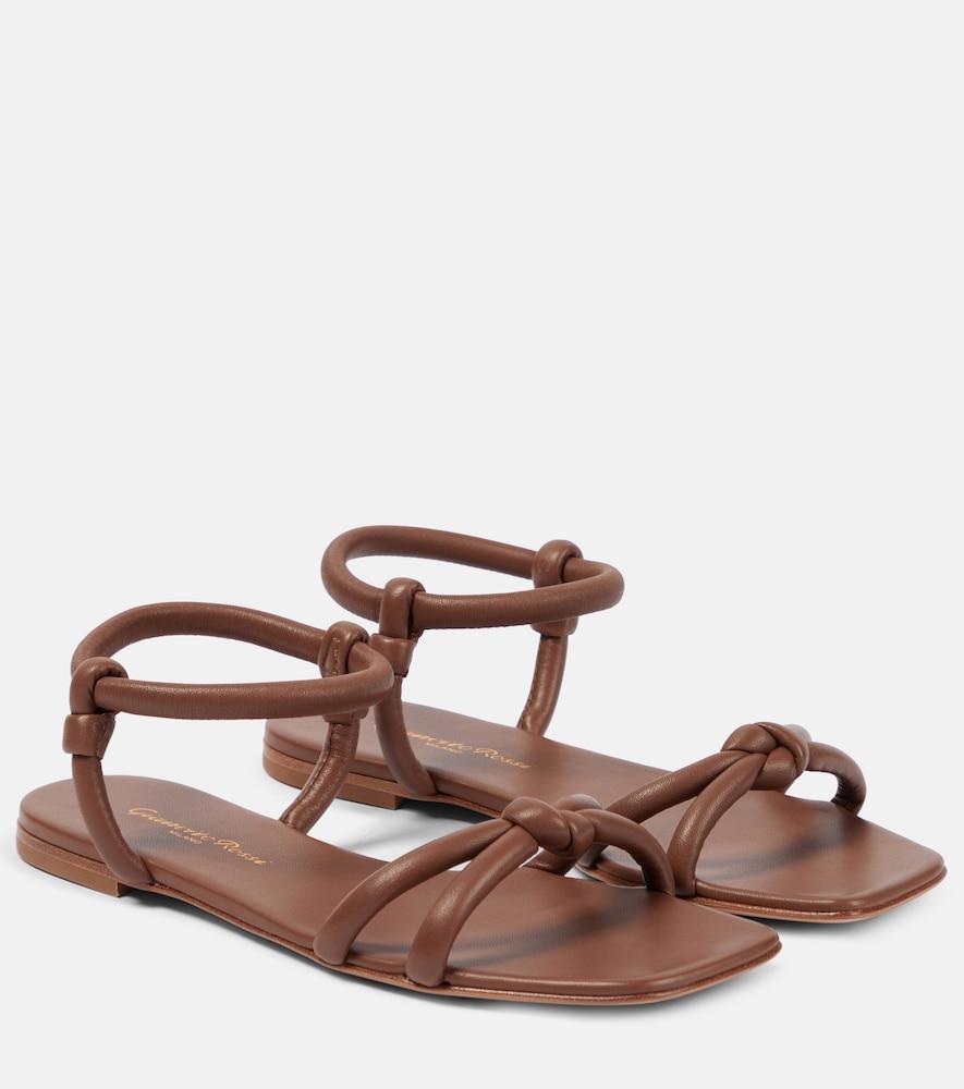 gianvito rossi juno leather sandals