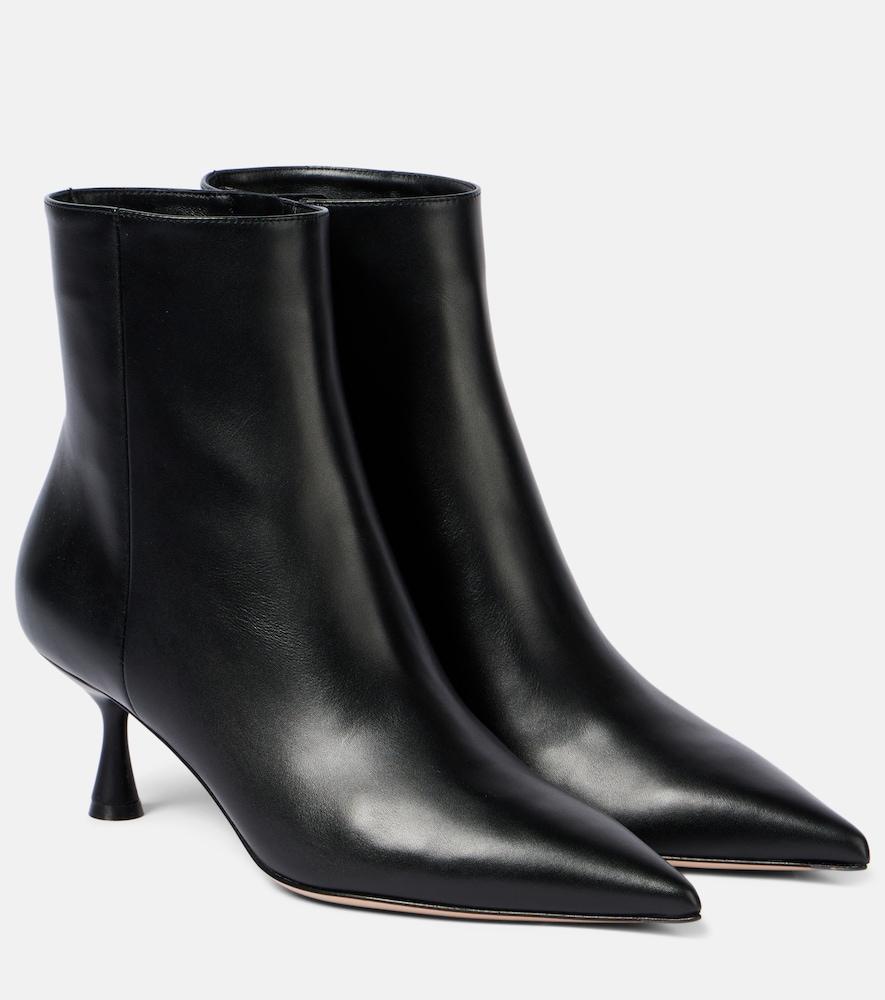 gianvito rossi leather ankle boots