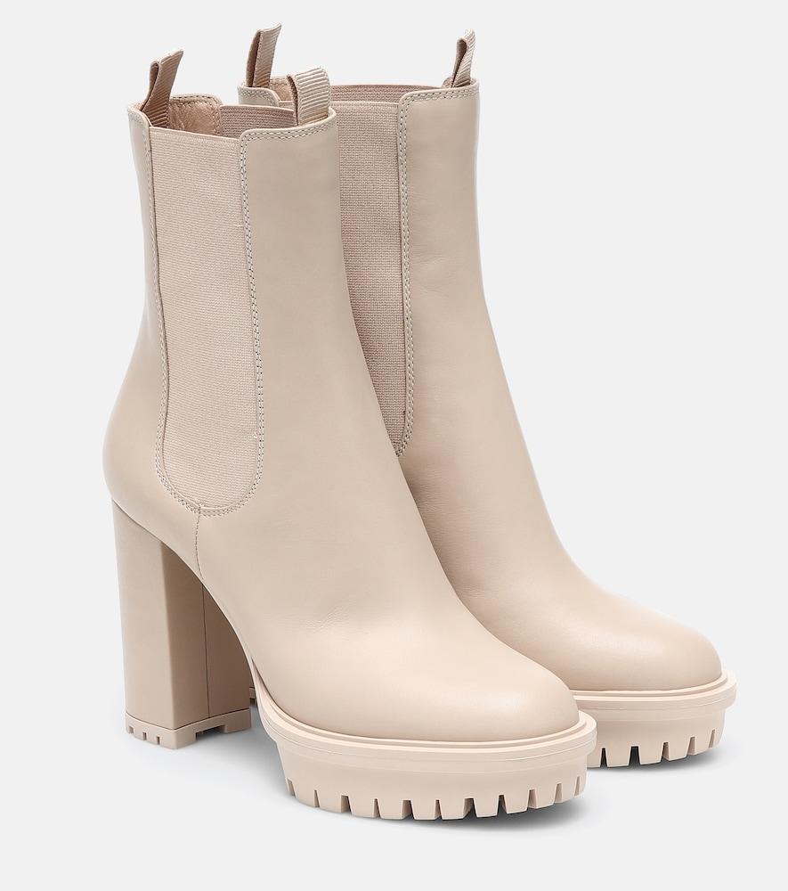 gianvito rossi leather ankle boots