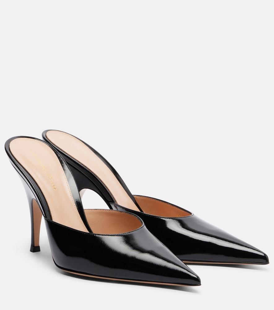 gianvito rossi leather mules