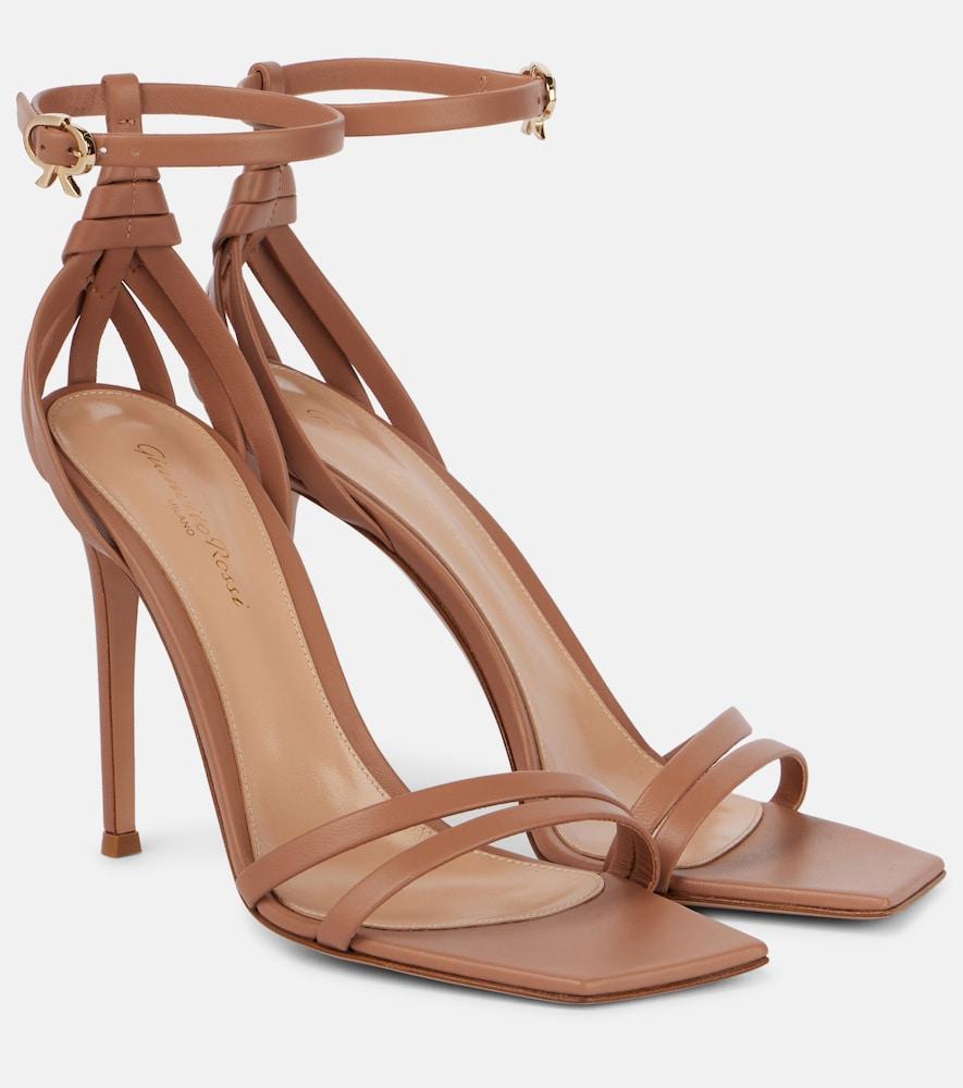 gianvito rossi leather sandals