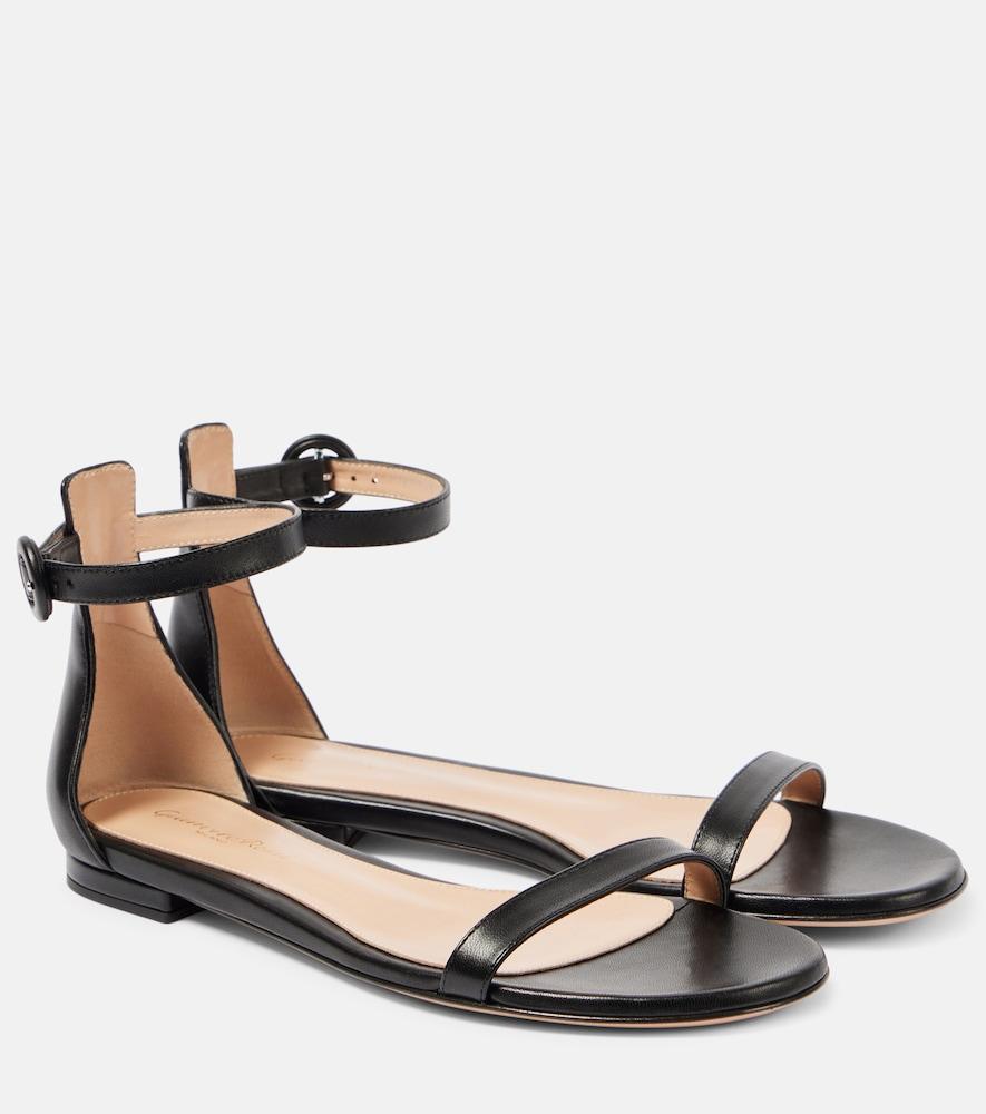 gianvito rossi leather sandals