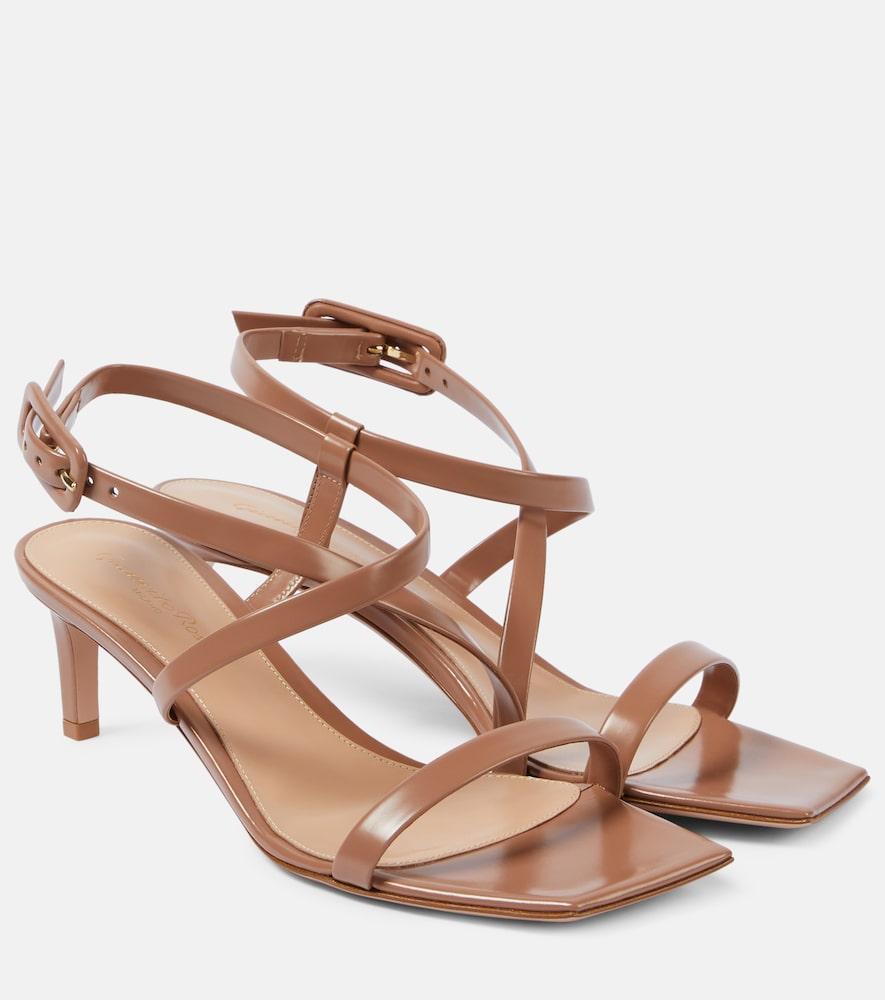 gianvito rossi lindsay 55 leather sandals