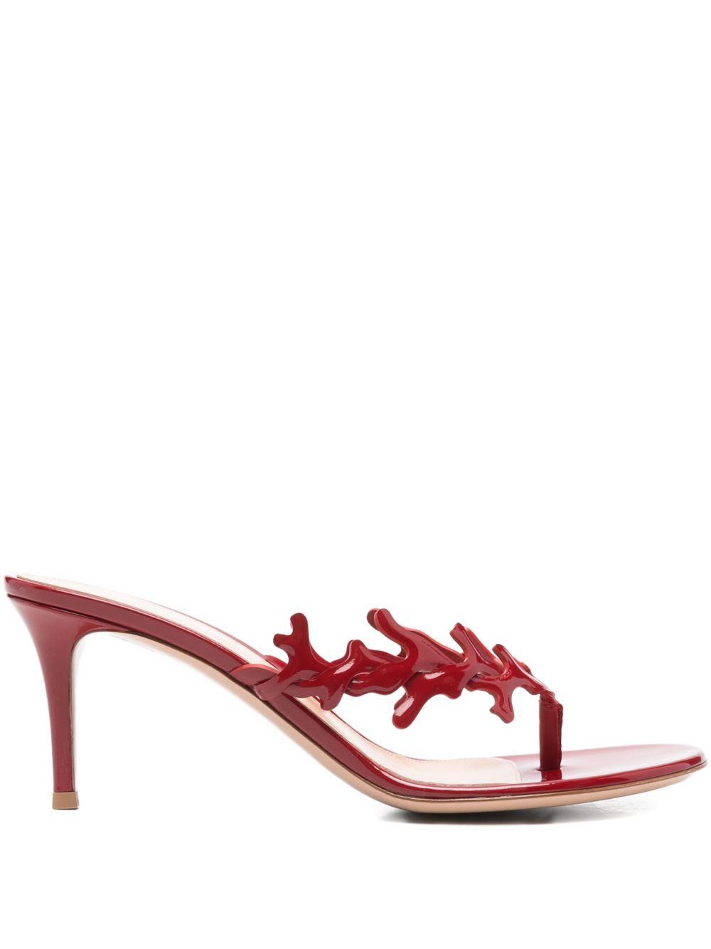 gianvito rossi ocean patent leather sandals