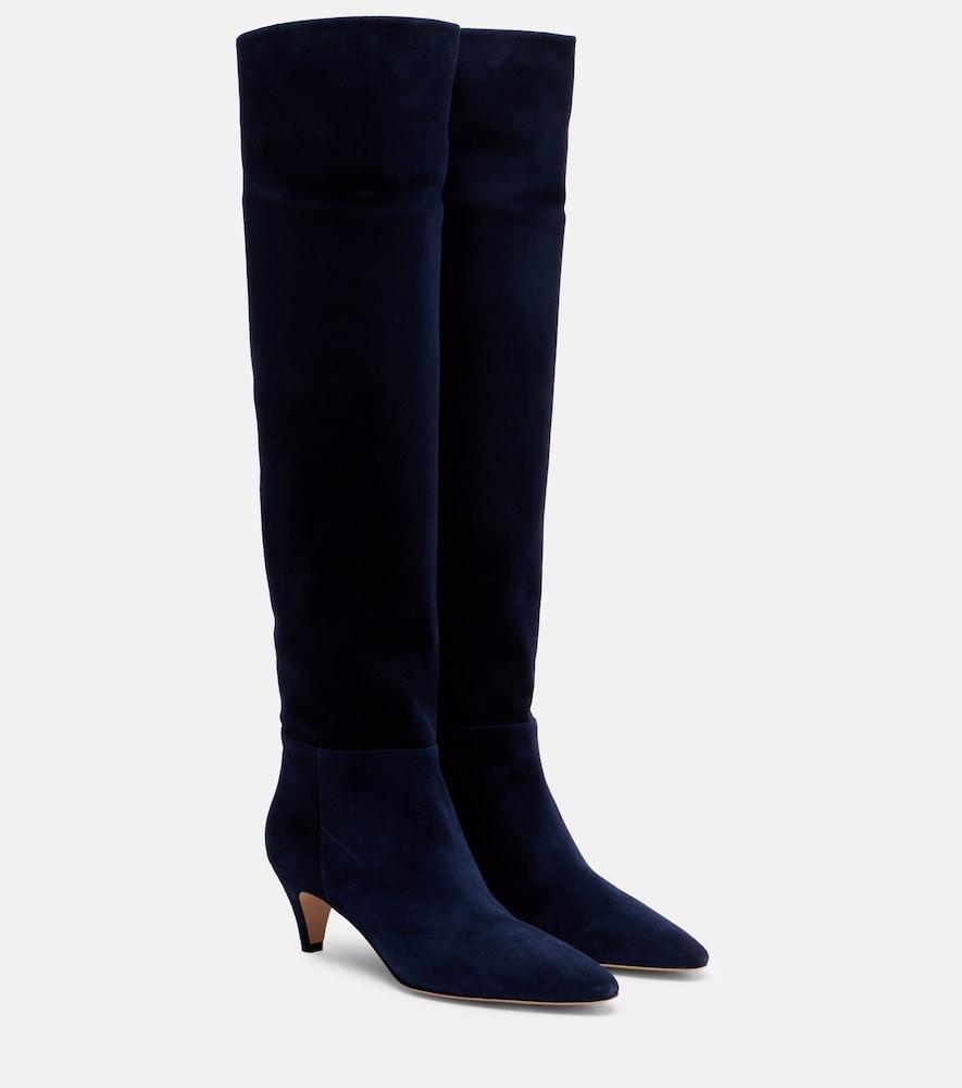 gianvito rossi pointy 55 suede knee