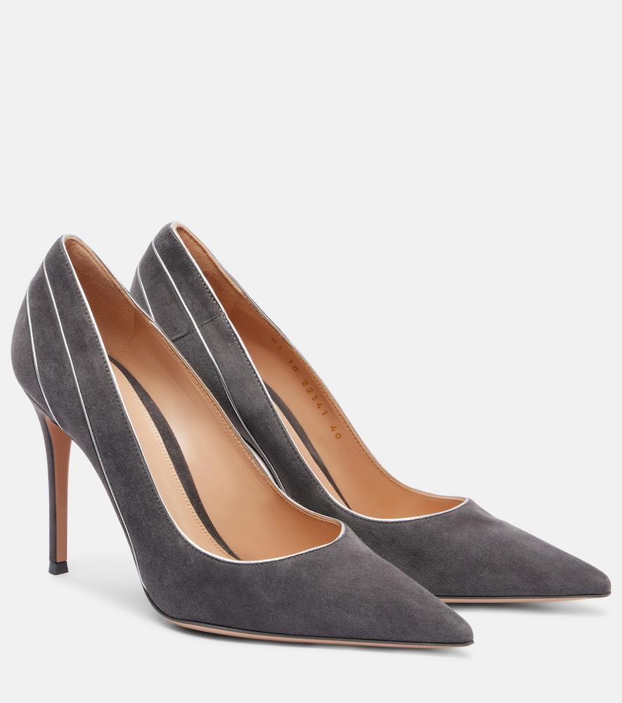 gianvito rossi pointy 95 suede pumps