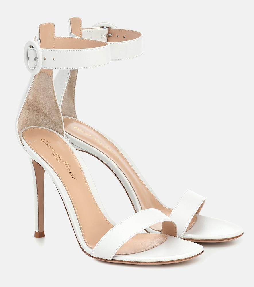 gianvito rossi portofino 105 leather sandals
