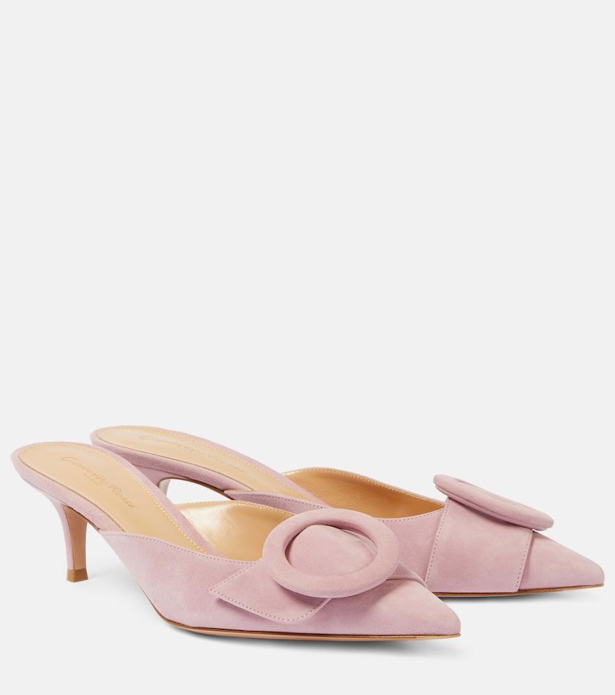 gianvito rossi portofino 55 suede mules
