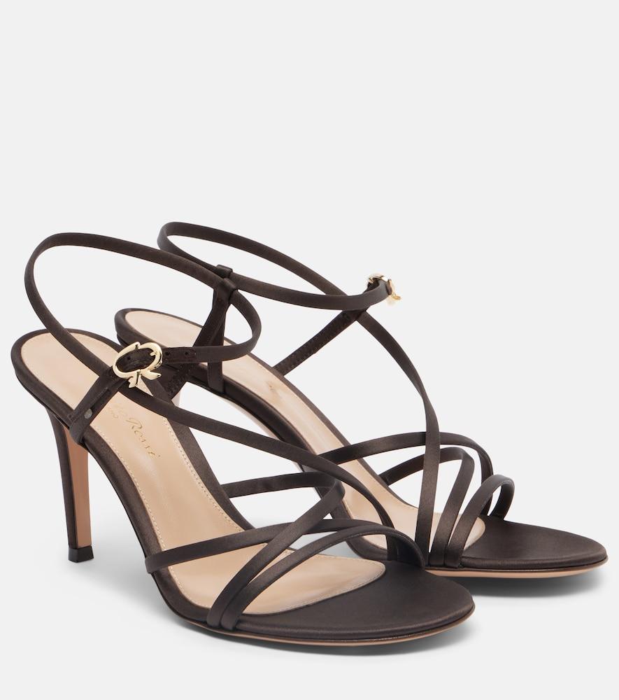 gianvito rossi satin sandals