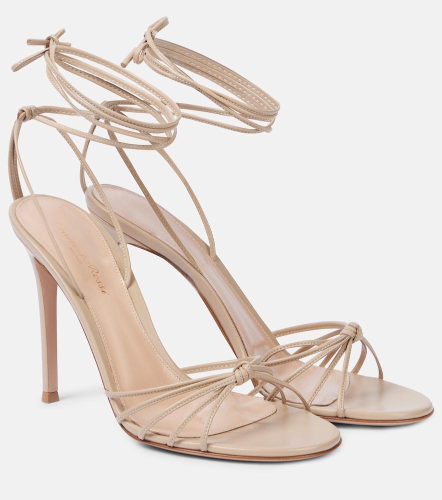 gianvito rossi strappy 105 leather sandals