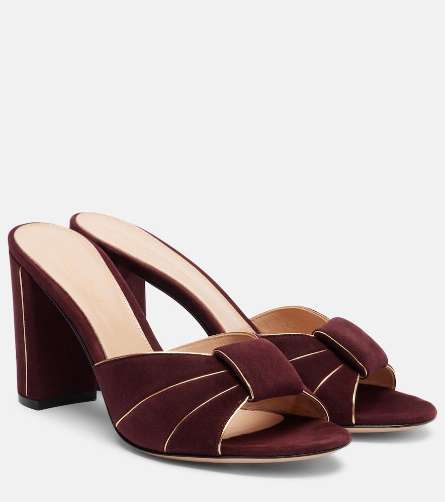 gianvito rossi suede mules