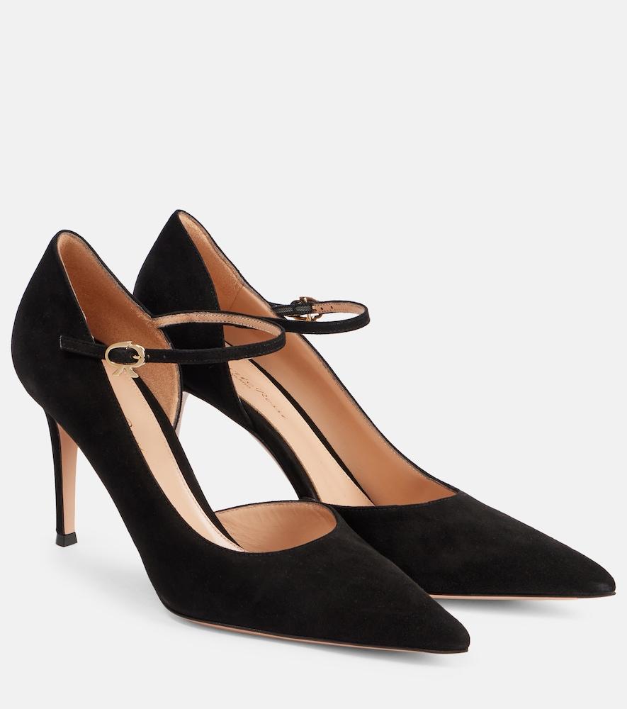 gianvito rossi suede pumps