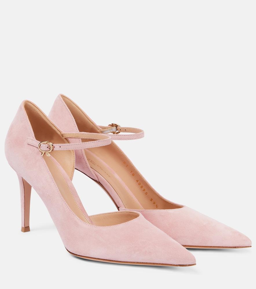 gianvito rossi suede pumps