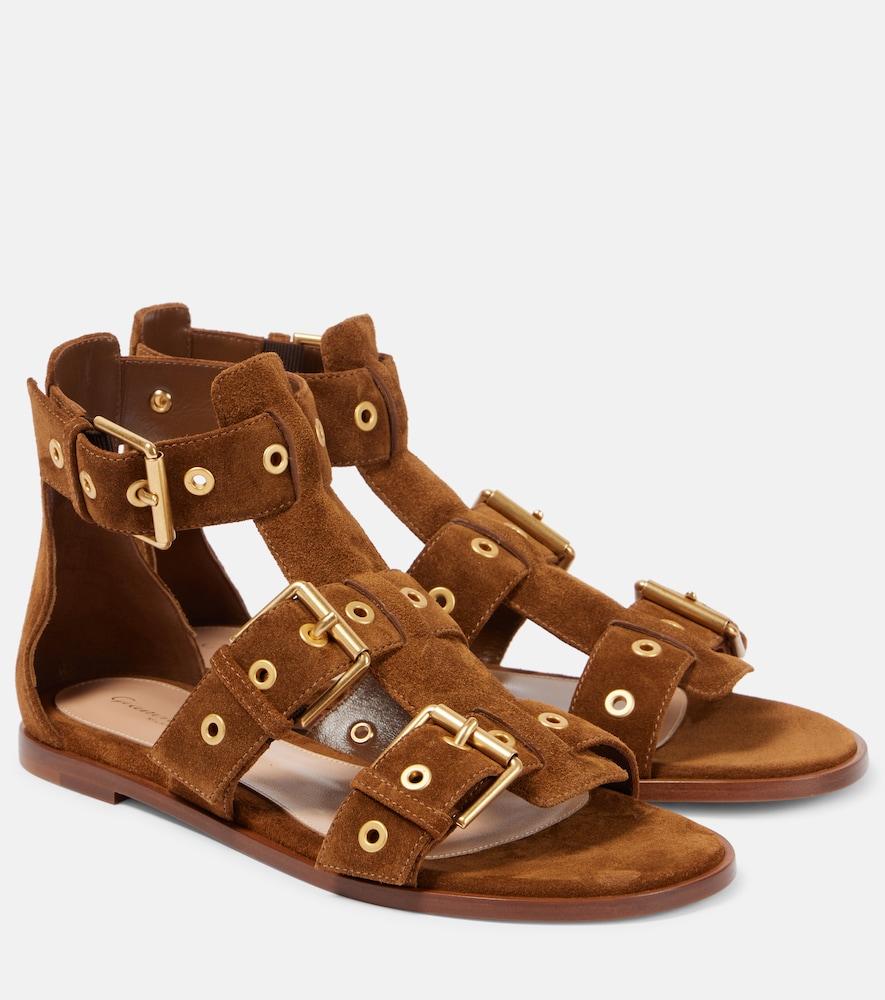 gianvito rossi suede sandals