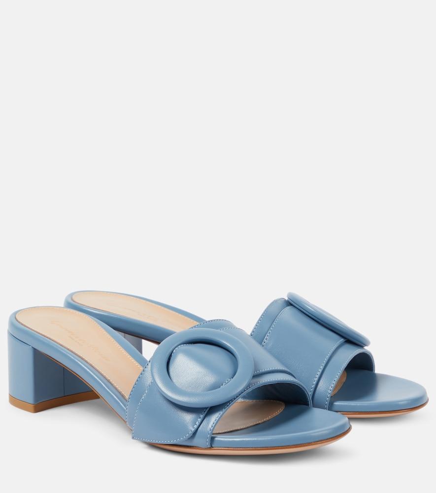 gianvito rossi venezia 45 leather mules