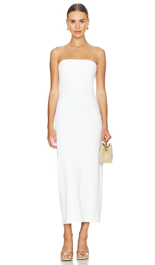 gigi c maya dress in white.