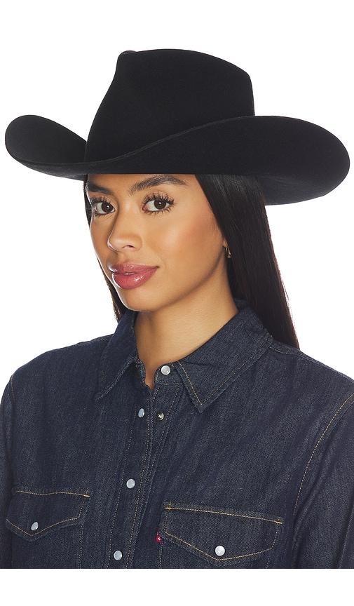 gigi pip charlie cowboy hat in black.