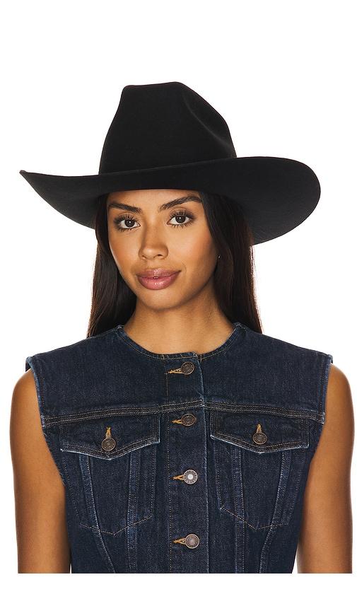 gigi pip lane hat in black.