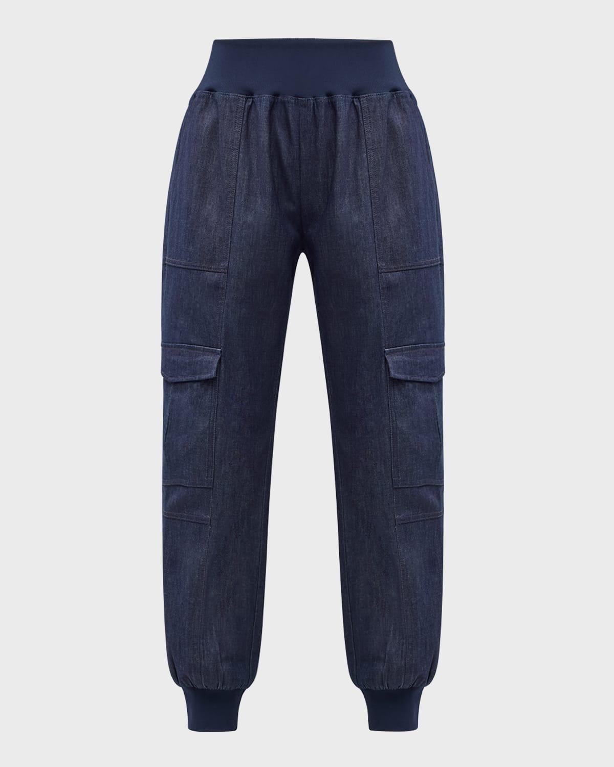 giles denim jogger pants
