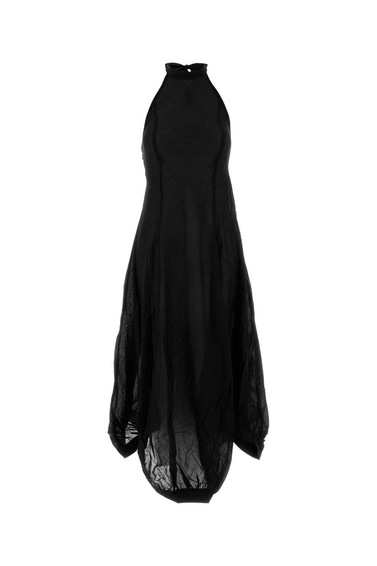 gimaguas black cotton bomba dress