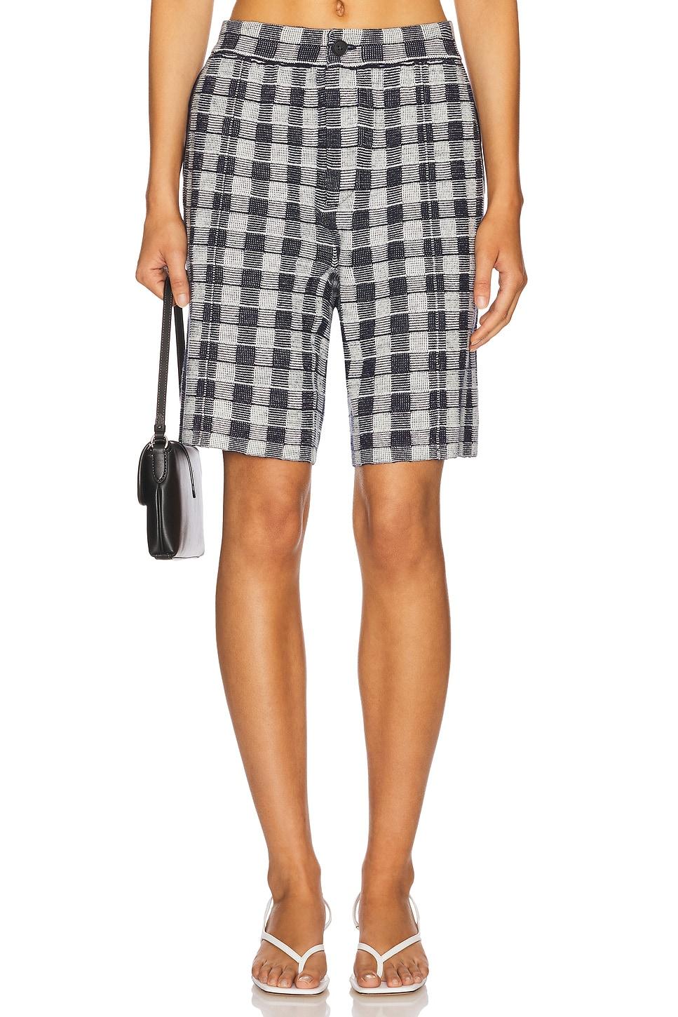 gingham bermuda short