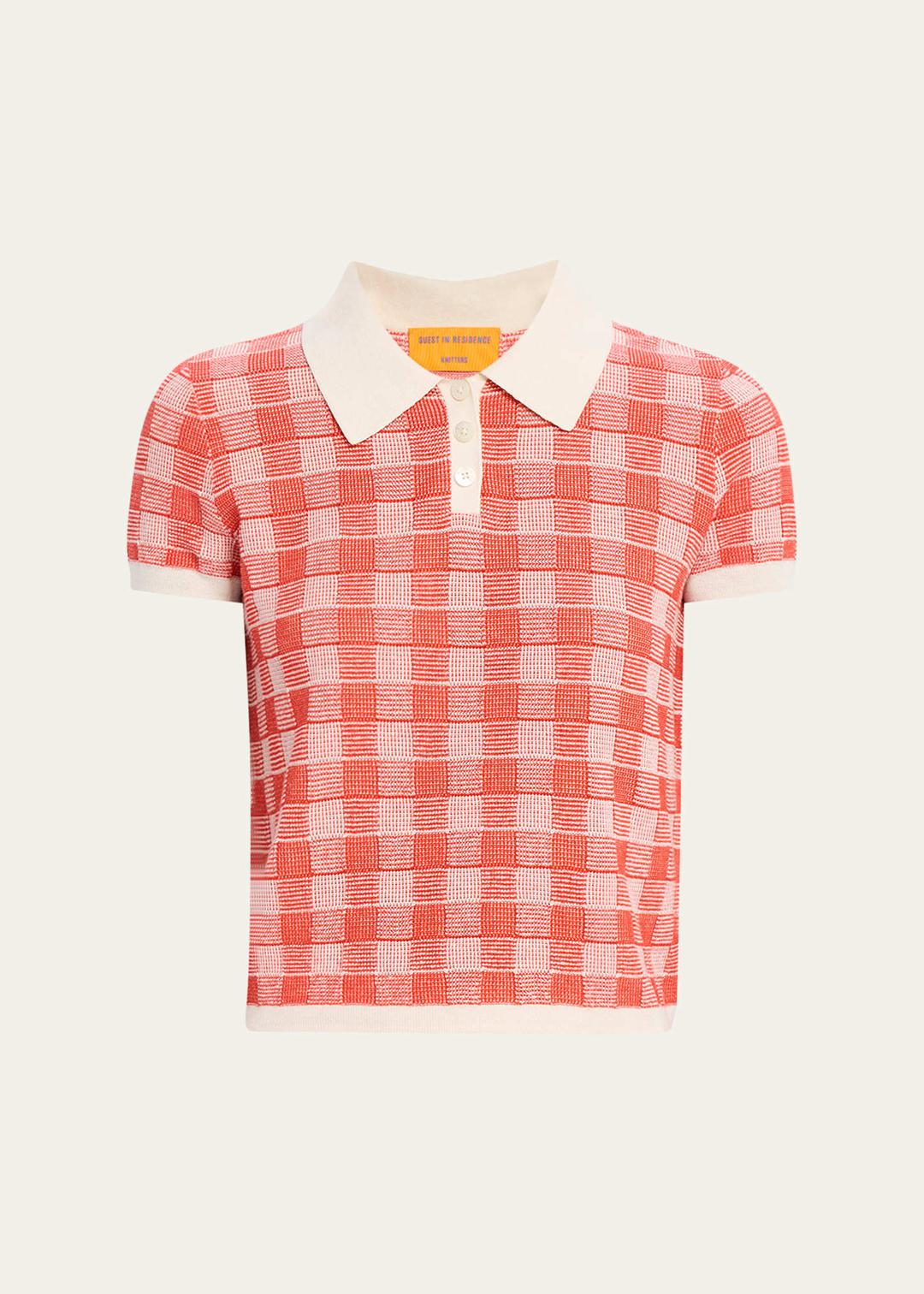 Gingham Shrunken Polo – 