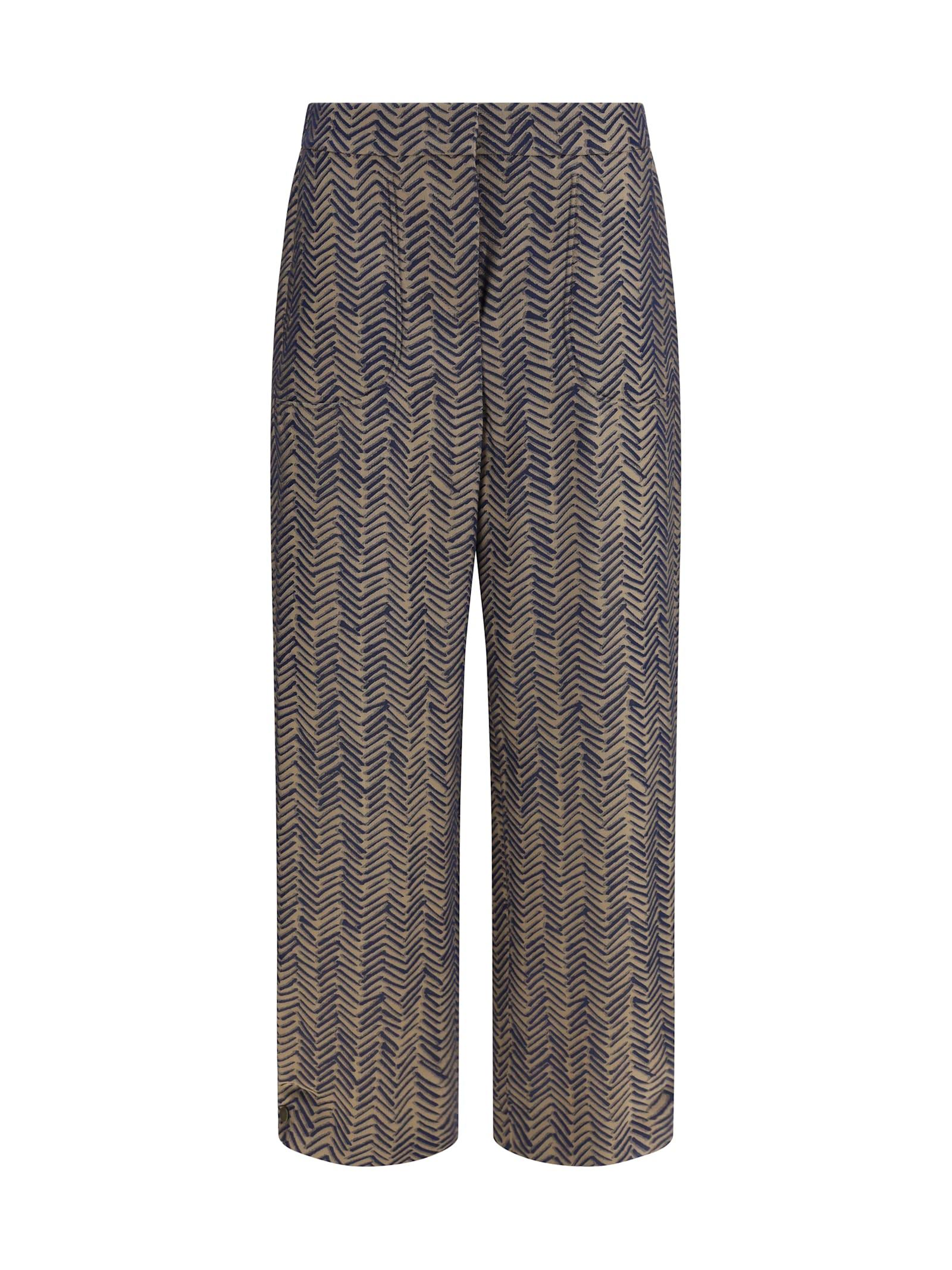 giorgio armani chevron jacquard viscose pants