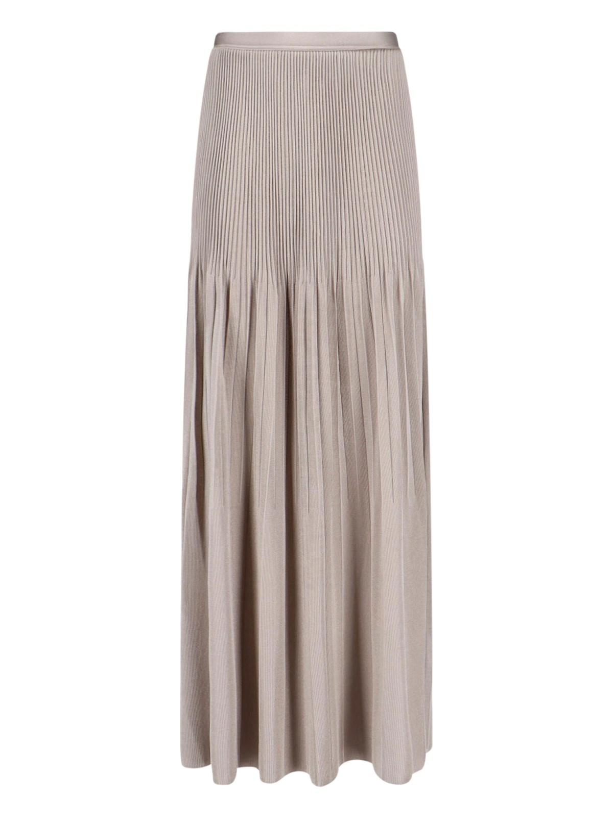 giorgio armani maxi pleated skirt