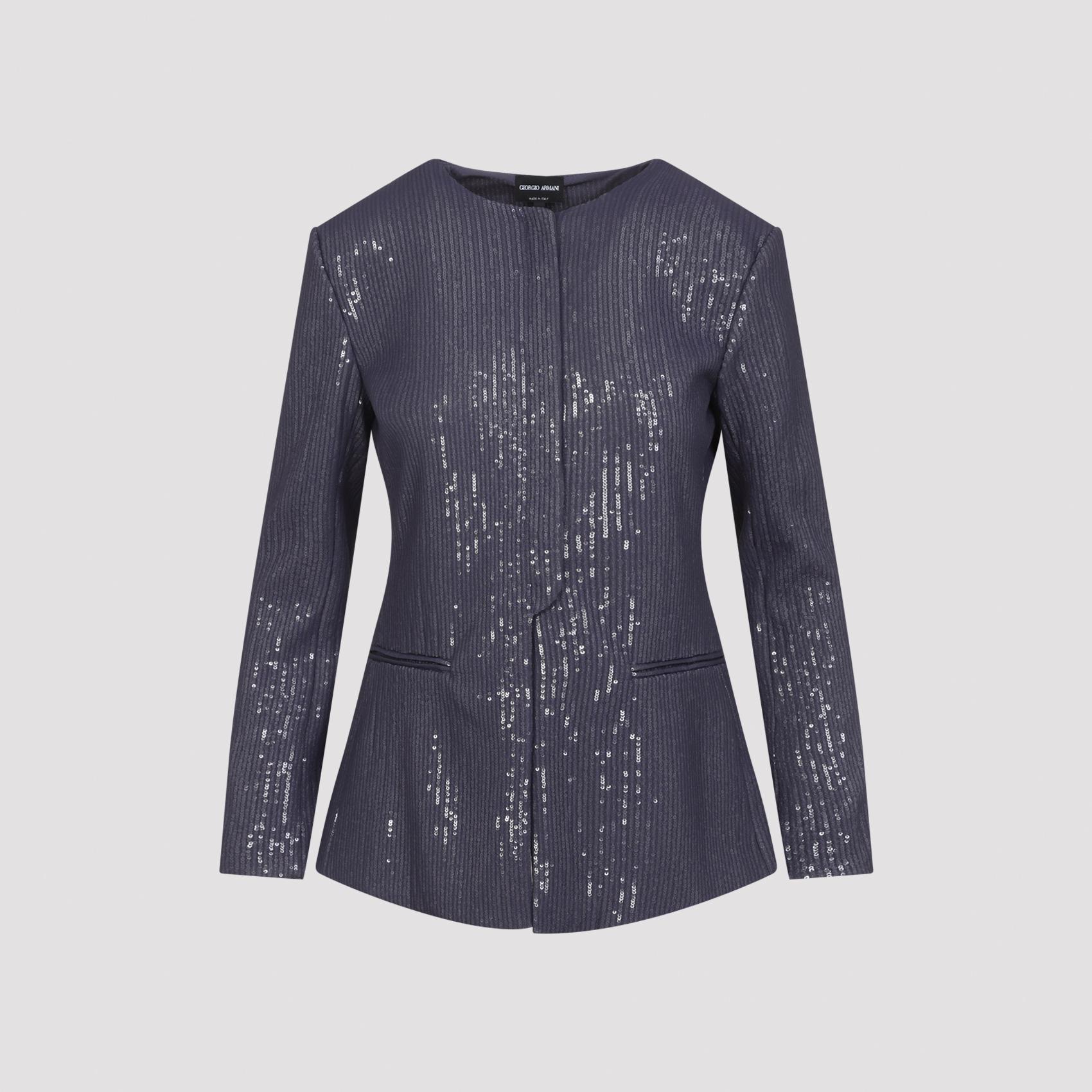 giorgio armani polyester jacket pink & purple - women
