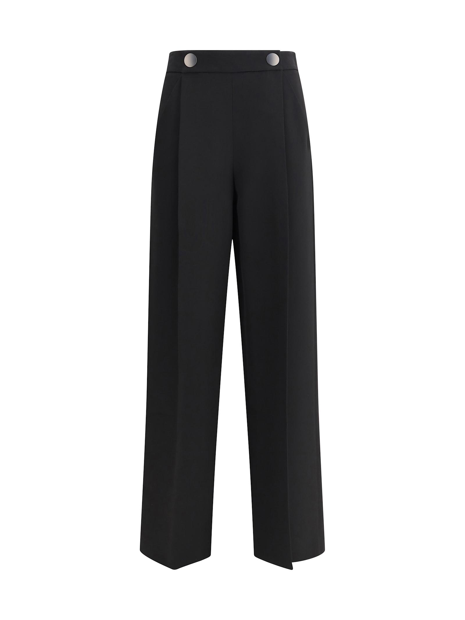 giorgio armani silk crepe cady one-dart pants