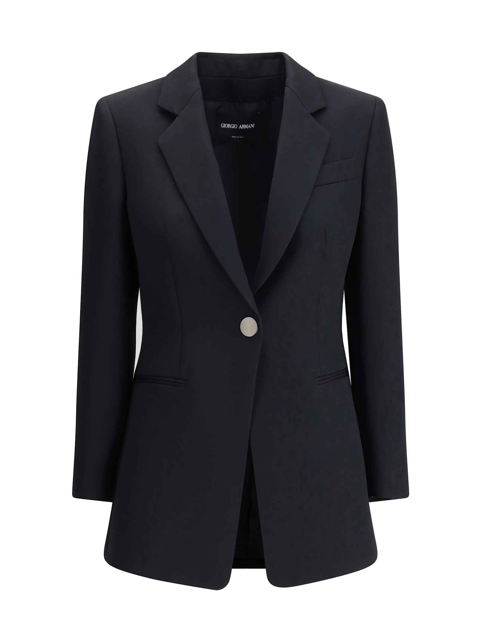 giorgio armani single-breasted blazer