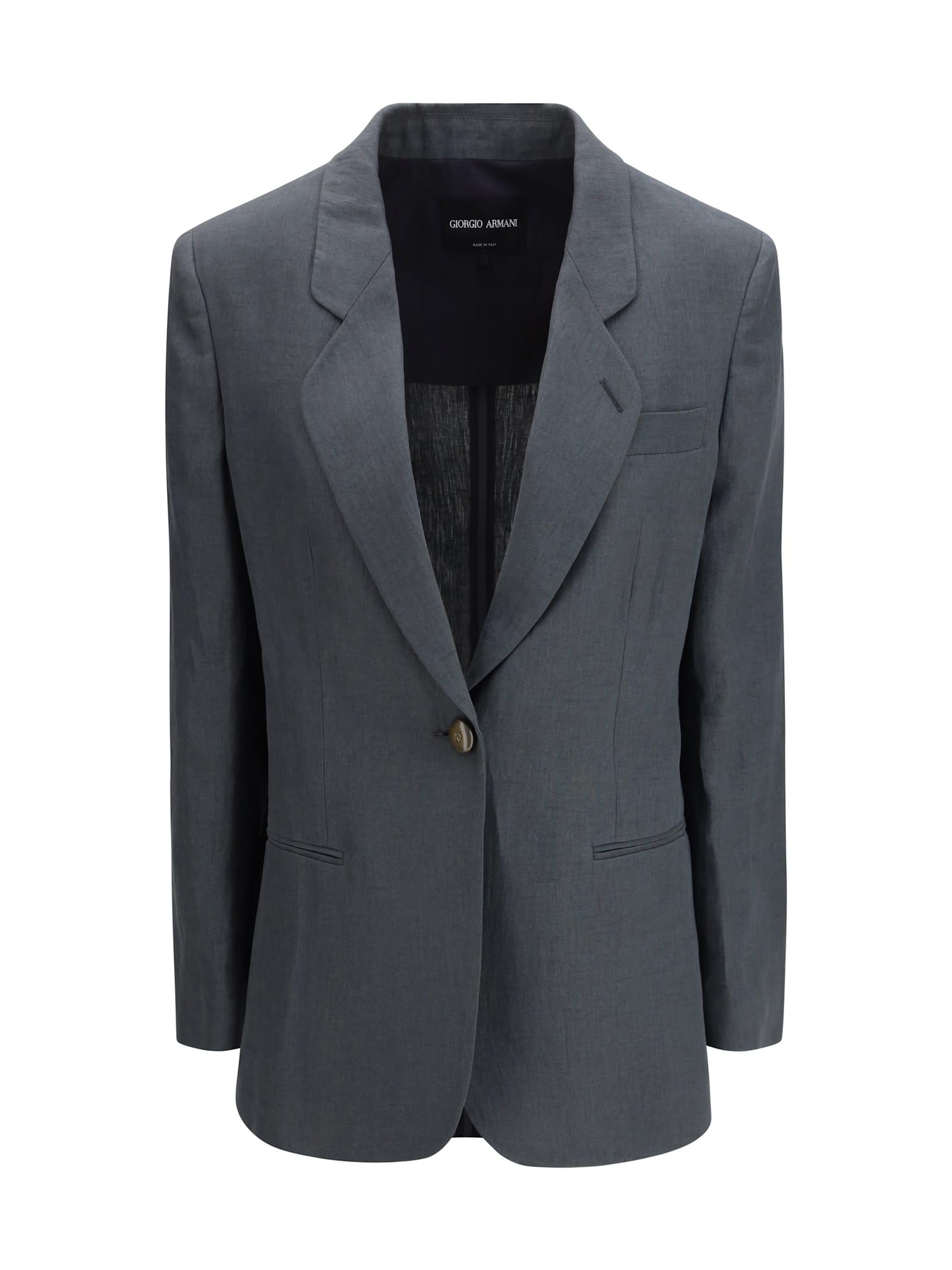 giorgio armani single-breasted jacket