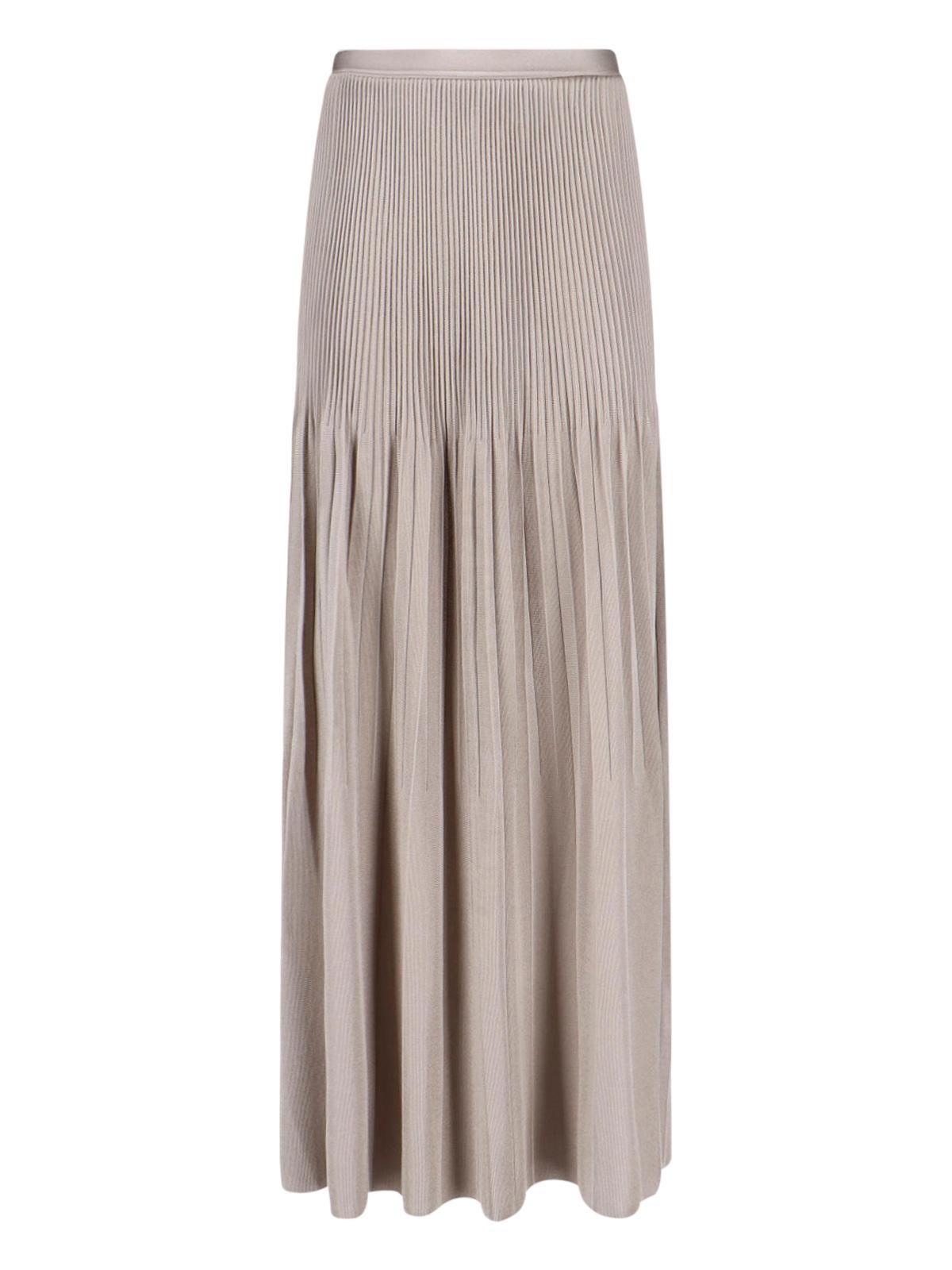 giorgio armani skirts grey viscose - women