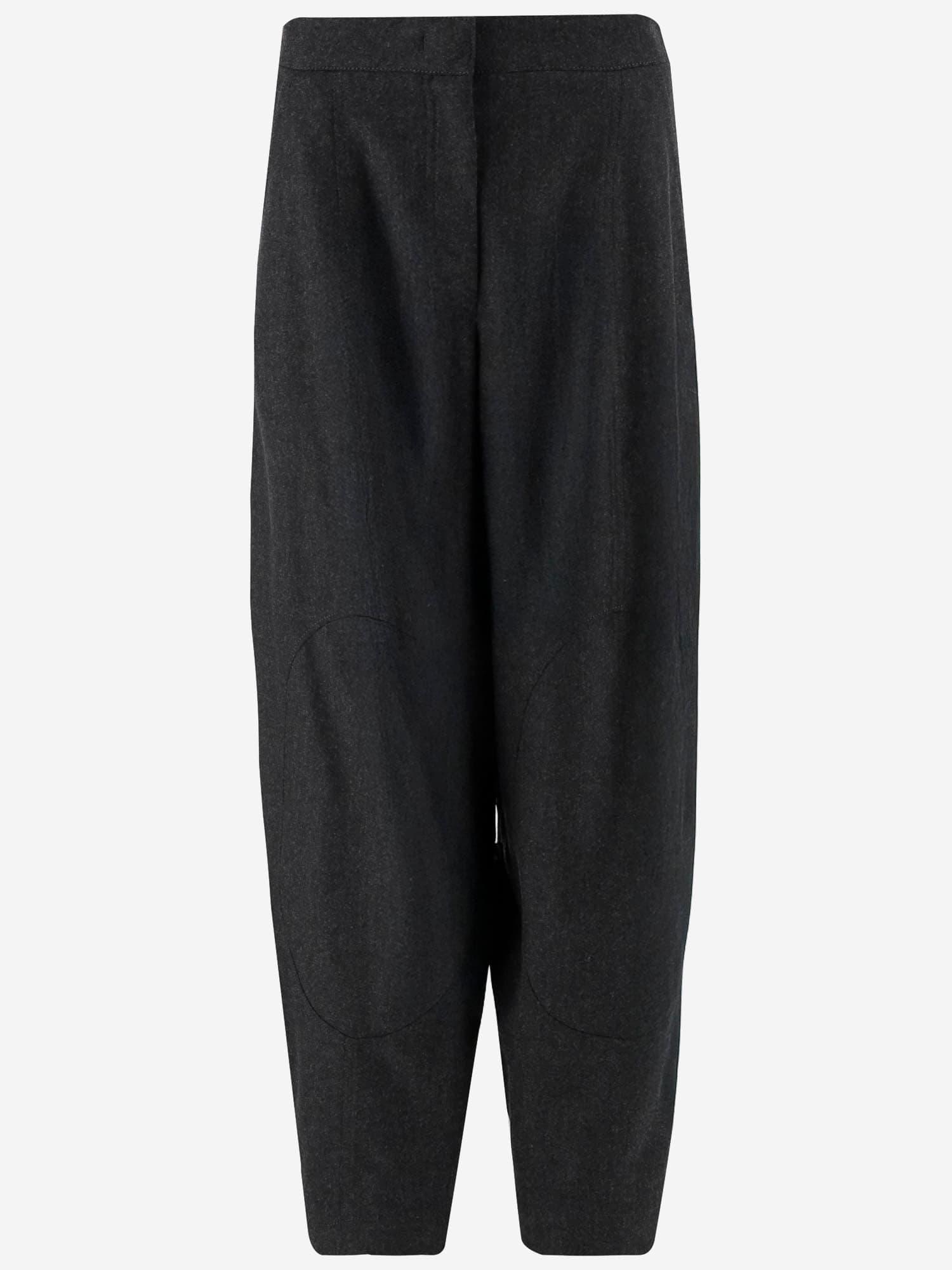 giorgio armani stretch wool blend pants