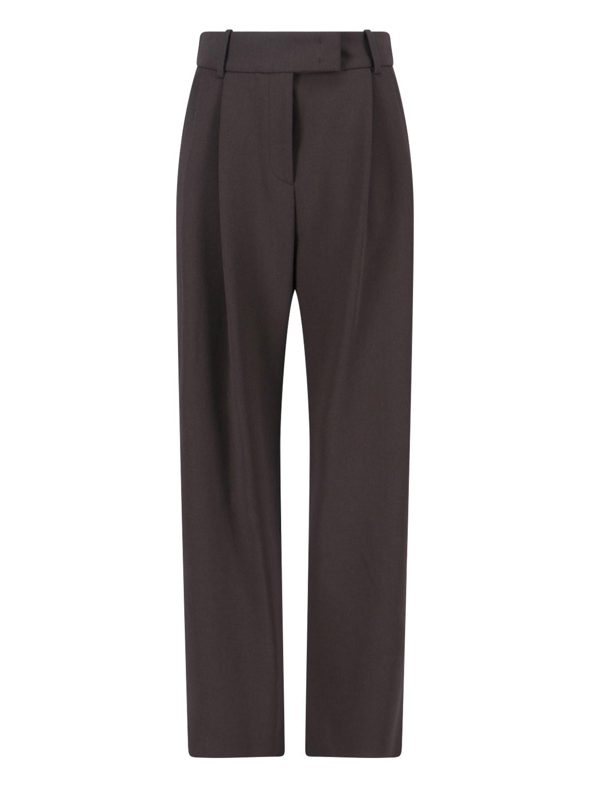 giorgio armani tailored virgin wool trousers