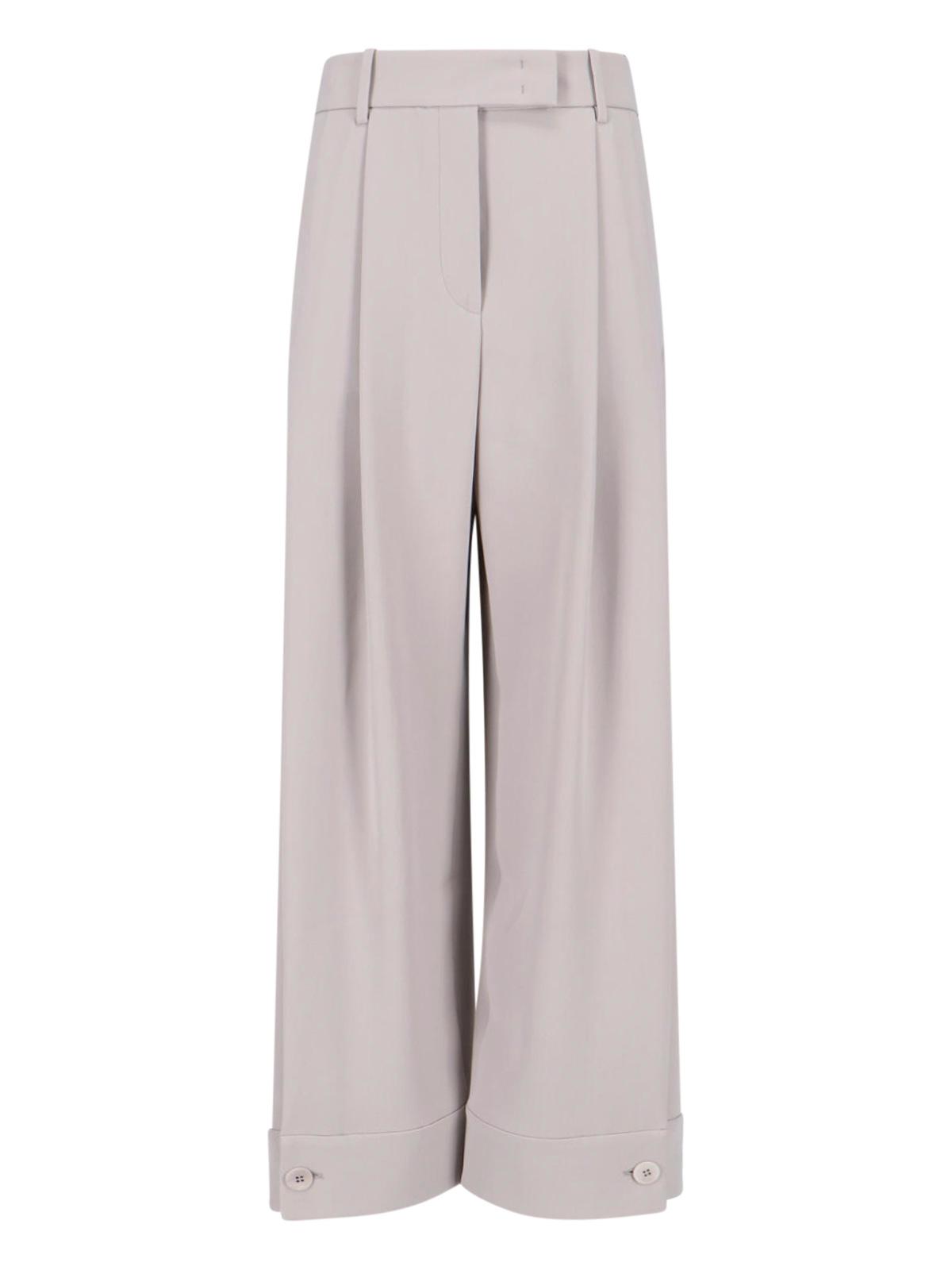 giorgio armani trousers beige silk - women