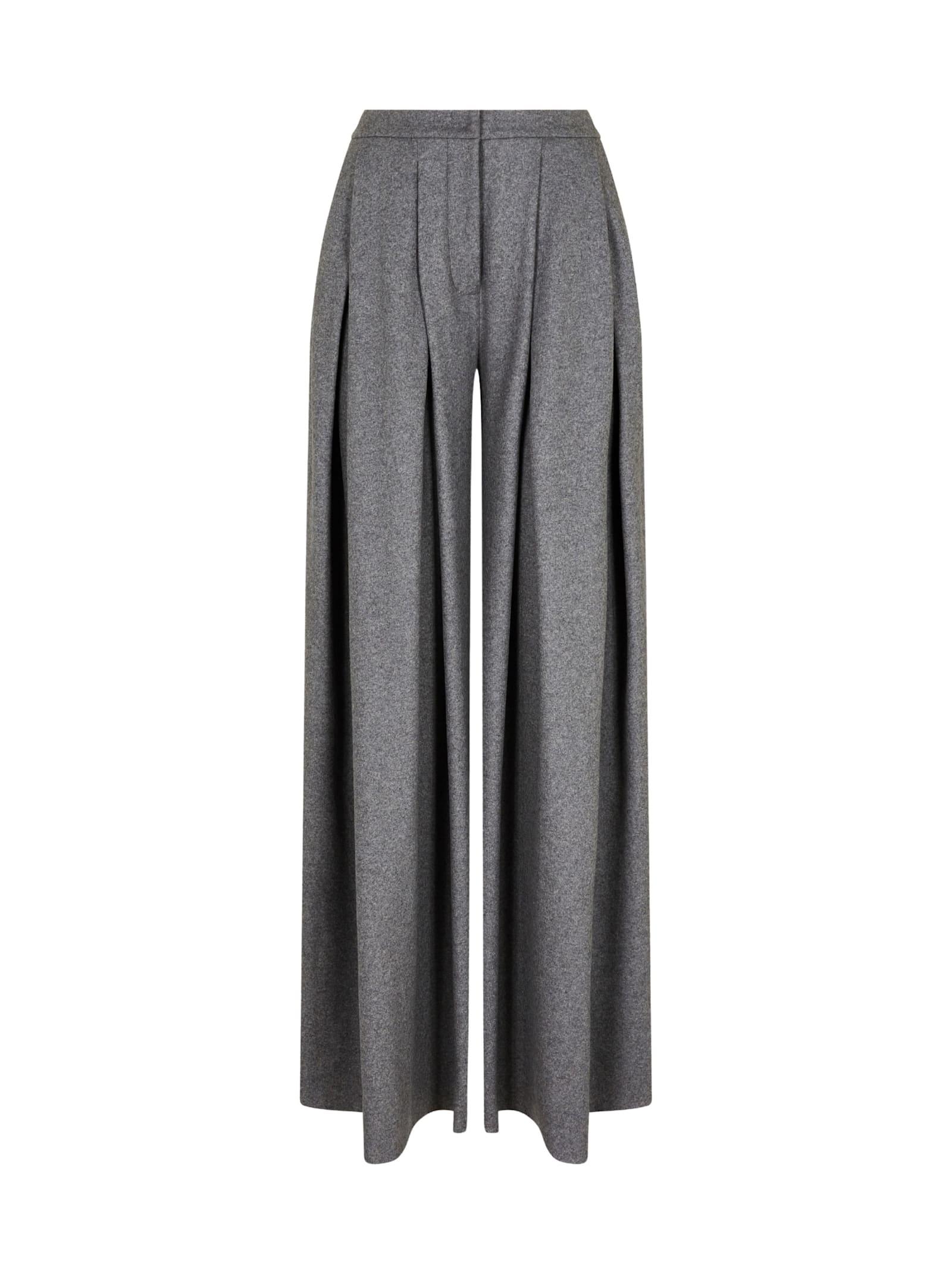 giorgio armani wide two-pleat trousers