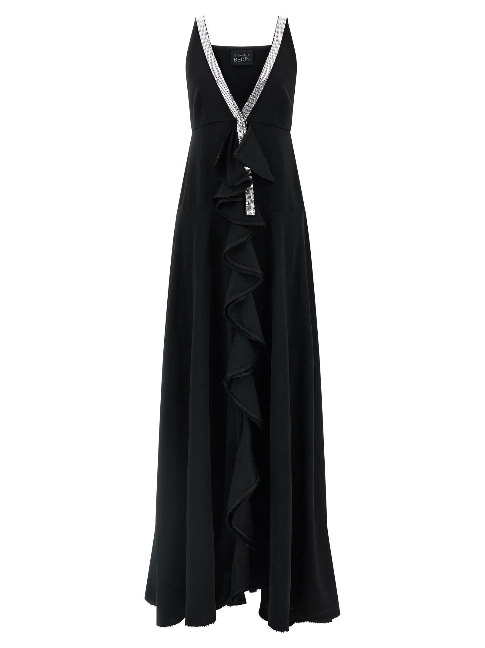 giovanni bedin ruffle dress black - women