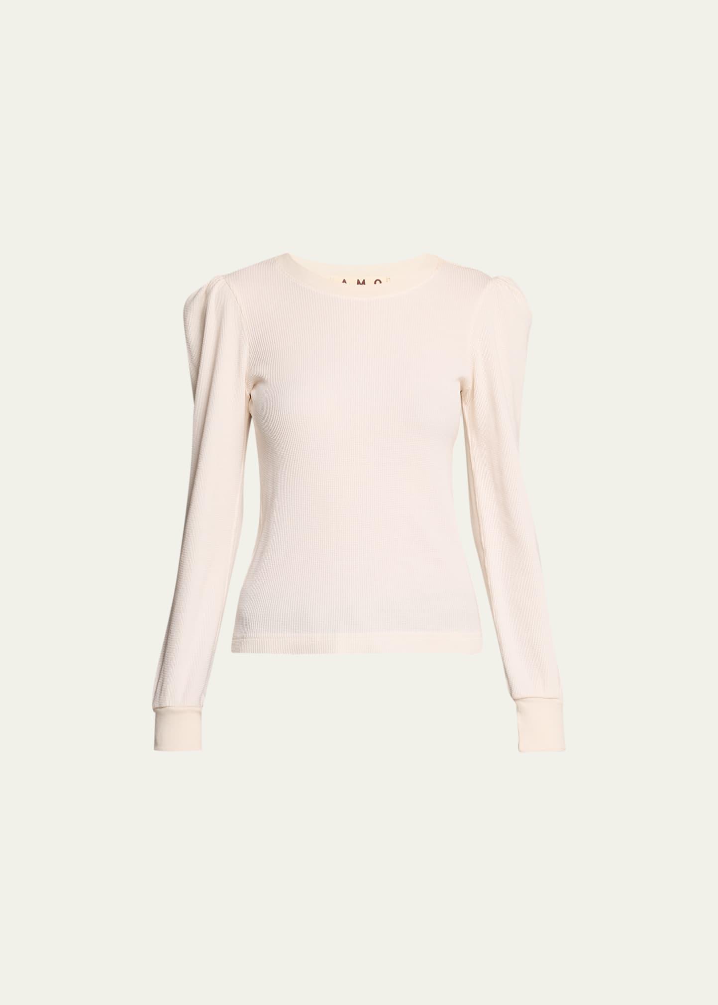 girly long-sleeve thermal top