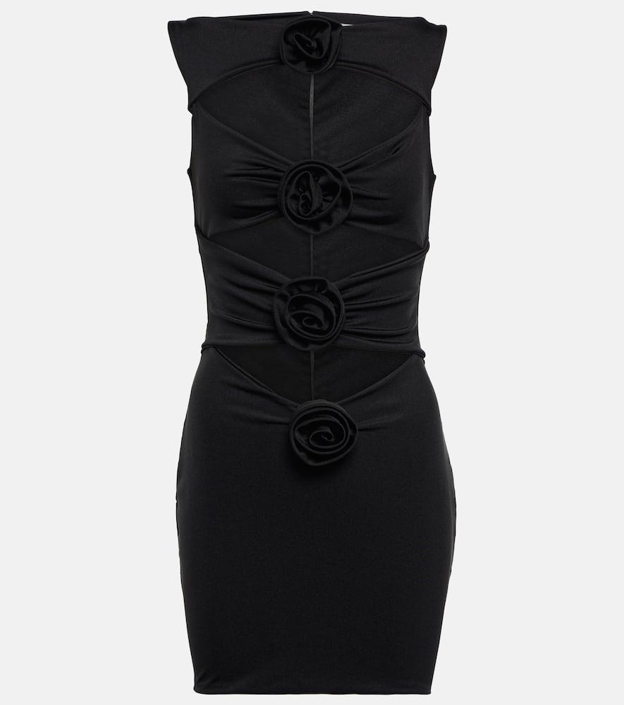 giuseppe di morabito corsage cutout crêpe minidress