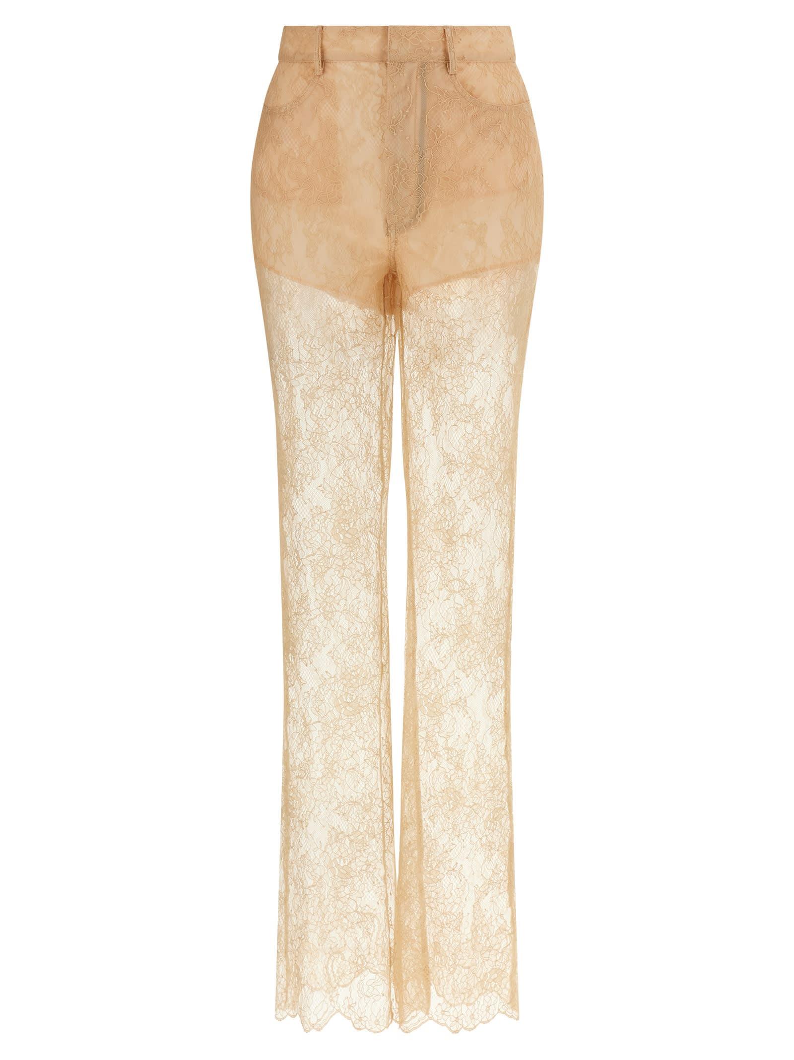 giuseppe di morabito lace trousers