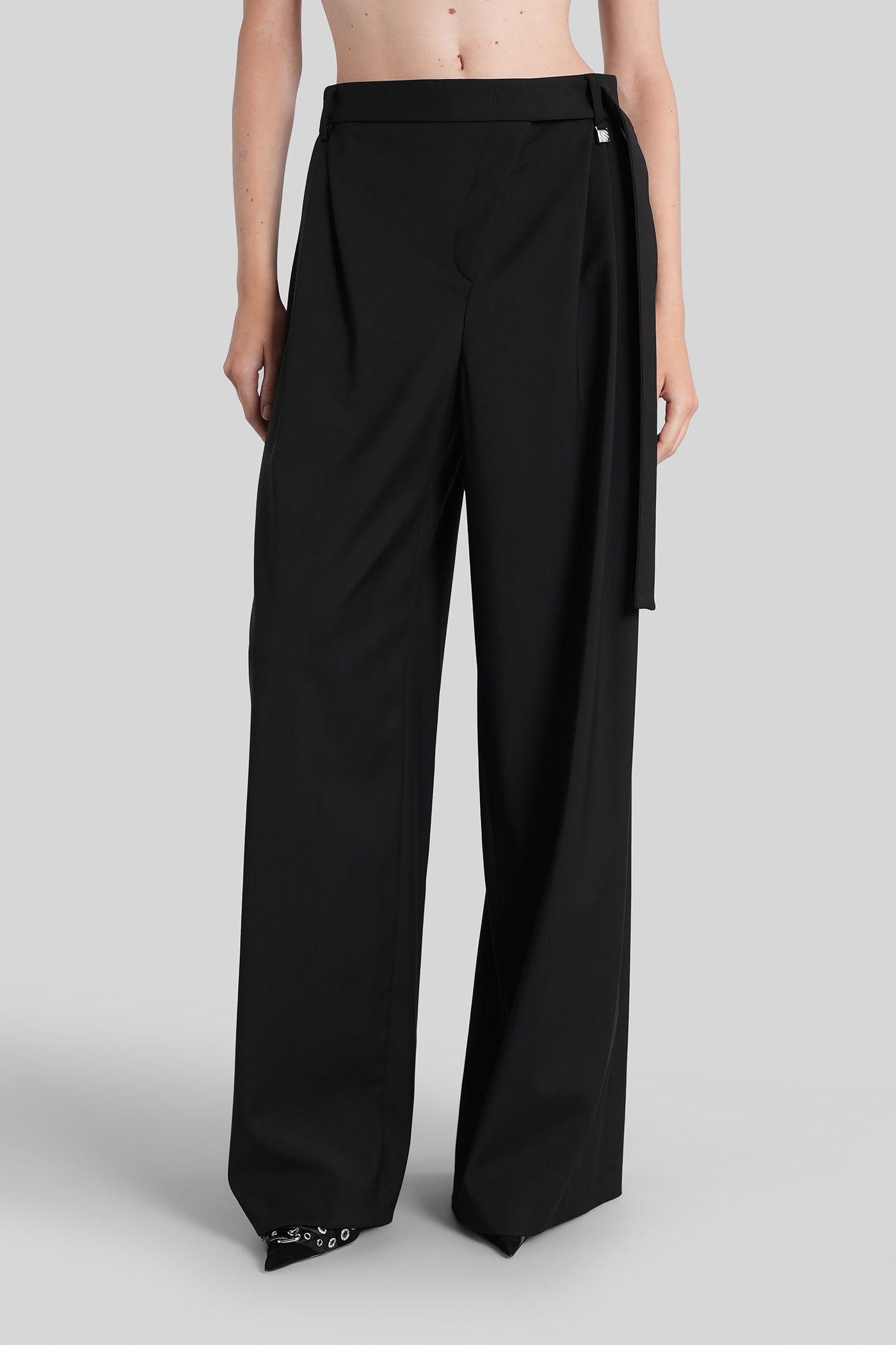 giuseppe di morabito pants in black wool