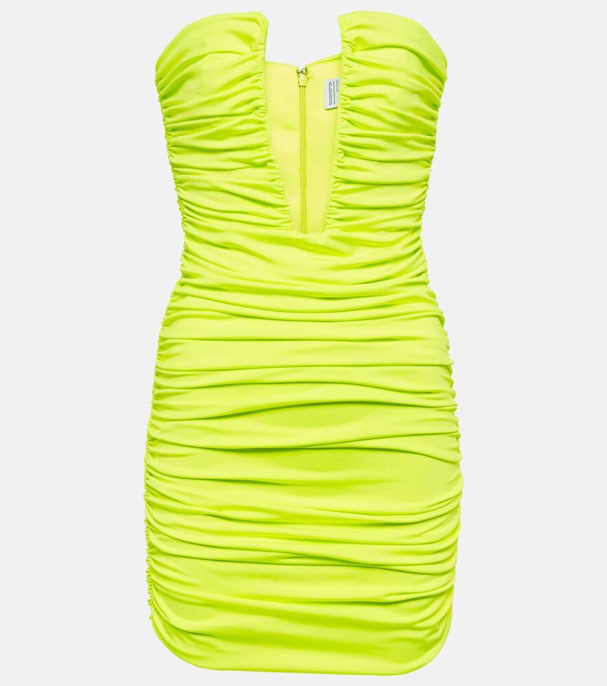 giuseppe di morabito ruched cutout minidress