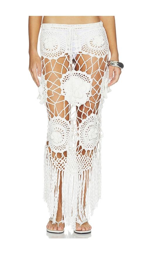 giuseppe di morabito skirt in ivory.