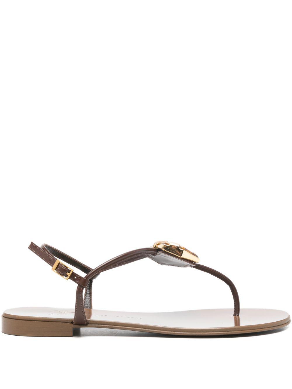 giuseppe zanotti atlantide thong sandals