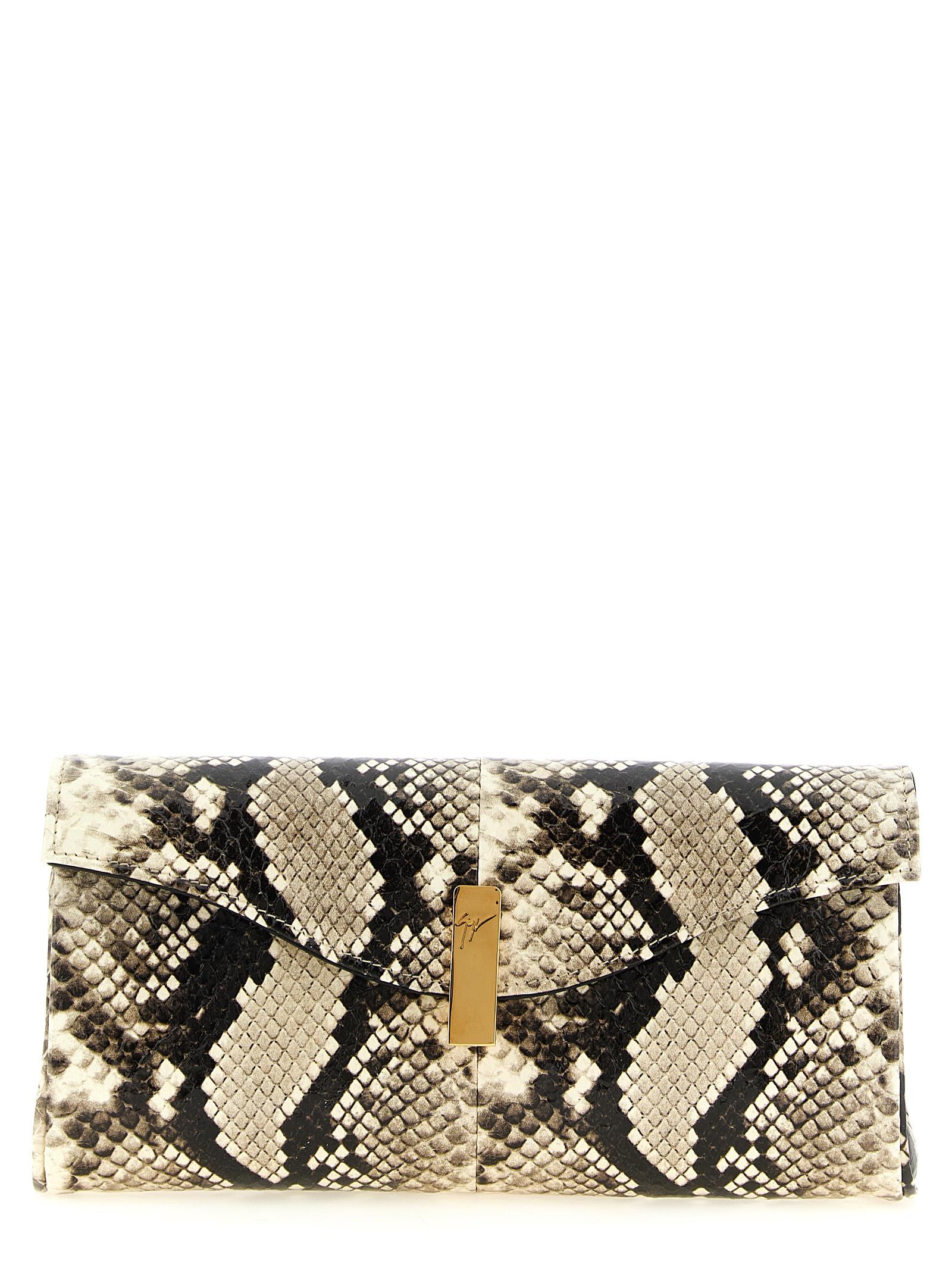 giuseppe zanotti flutie clutch multicolor - women