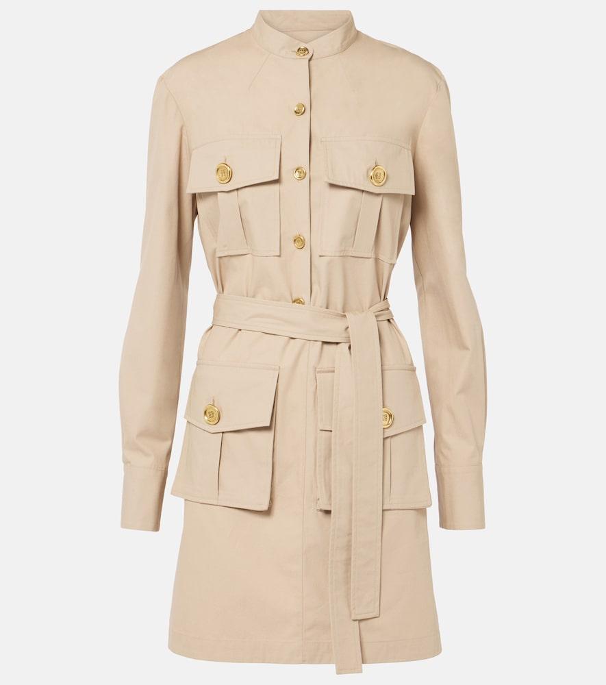 givenchy 4g cotton poplin minidress